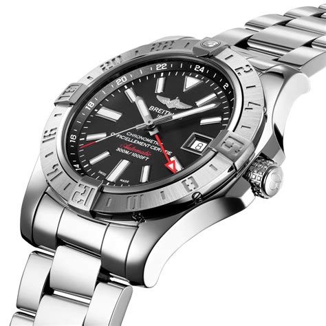 breitling avenger 2 gmt bracelet|breitling avenger gmt review.